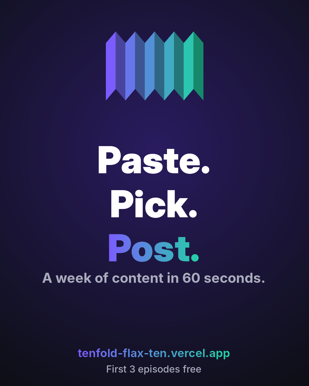 Paste. Pick. Post.
